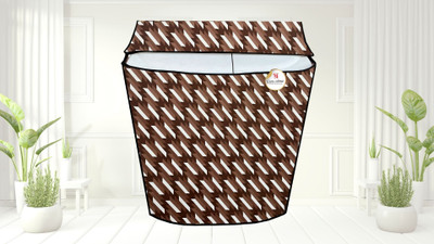 GURU ISHMA Semi-Automatic Washing Machine  Cover(Width: 82.55 cm, brown)