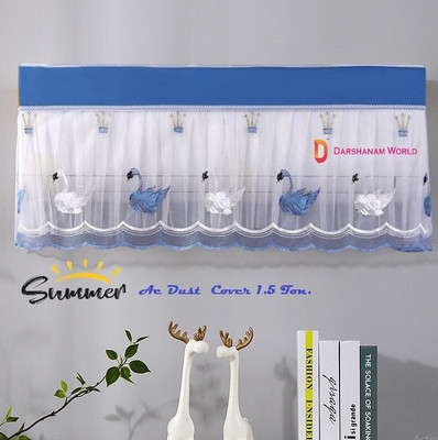 DARSHANAM WORLD Air Conditioner  Cover(Width: 97 cm, BLUE)