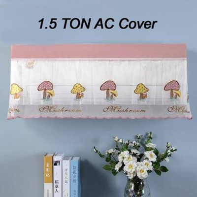 NAJARA FASHION Air Conditioner  Cover(Width: 97 cm, Pink)