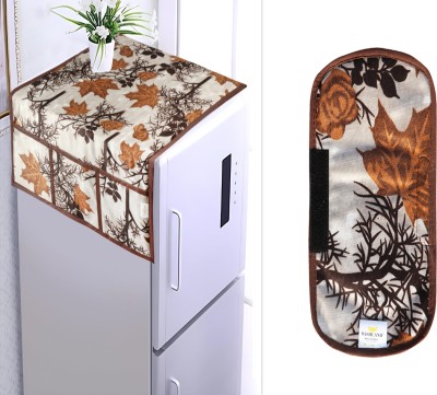 Wishland Refrigerator  Cover(Width: 53.34 cm, Brown Box)