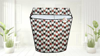 GURU ISHMA Semi-Automatic Washing Machine  Cover(Width: 82.55 cm, grey)