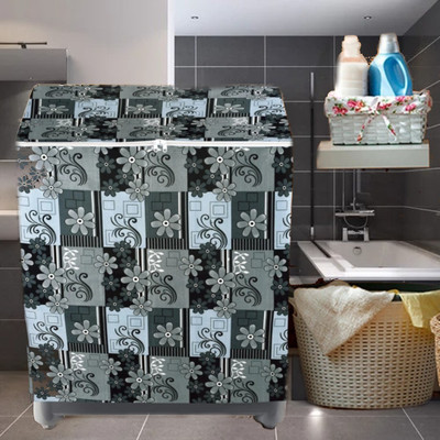 KingMatters Semi-Automatic Washing Machine  Cover(Width: 80 cm, Multi)