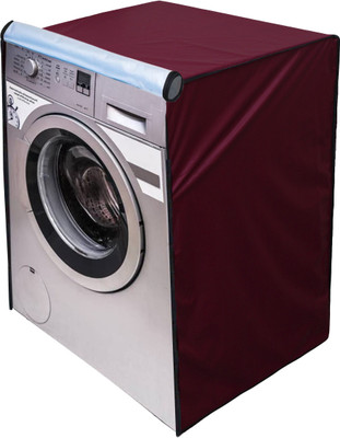Star Weaves Front Loading Washing Machine  Cover(Width: 59 cm, Maroon)