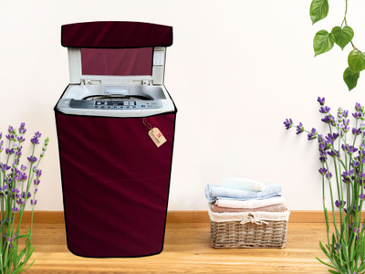 GURU ISHMA Top Loading Washing Machine  Cover(Width: 66.04 cm, Maroon)