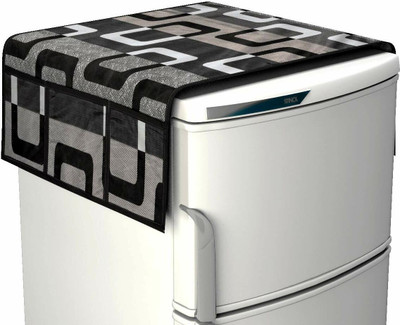 KANUSHI Refrigerator  Cover(Width: 99 cm, Black Box Design)
