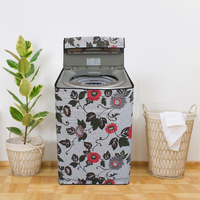 Glassiano Top Loading Washing Machine  Cover(Width: 66.04 cm, White)