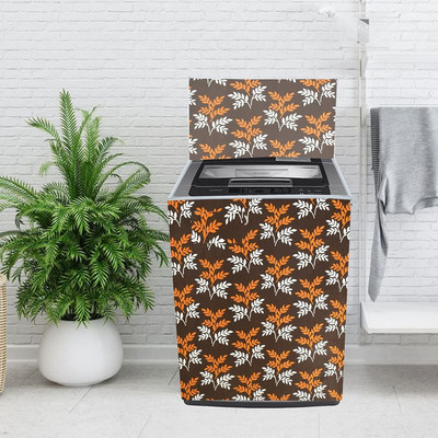 THE LION'S SHARE Top Loading Washing Machine  Cover(Width: 59 cm, Orange)