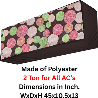 CELLFORCE Air Conditioner  Cover(Width: 111 cm, Brown Multi)