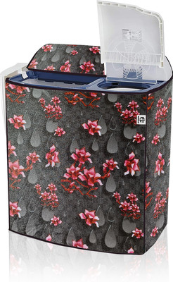 NOVALIX Semi-Automatic Washing Machine  Cover(Width: 83 cm, Red)