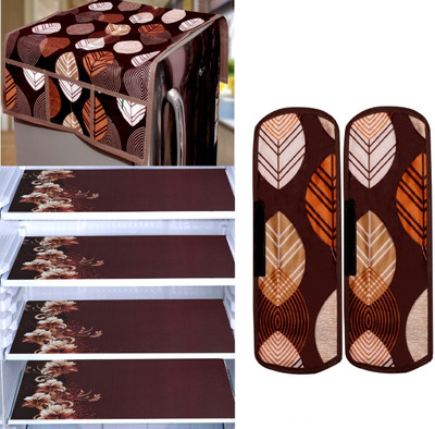 rulit Fridge Mat(Width: 30 cm, Brown)