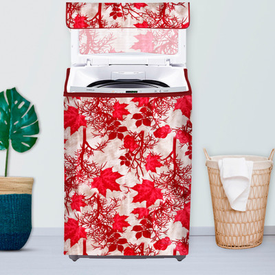 E-Retailer Top Loading Washing Machine  Cover(Width: 58 cm, Red)