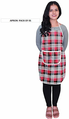 SANRAKSSHAN Cotton Home Use Apron - Free Size(Multicolor, Single Piece)