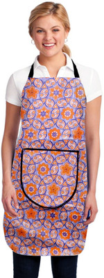 TYLORSTYLE Nylon Home Use Apron - Free Size(Pink, Single Piece)