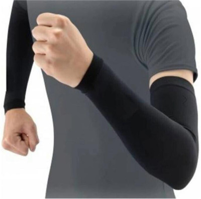 Shambhavi Polyester Arm Sleeve For Girls(Free, Black)