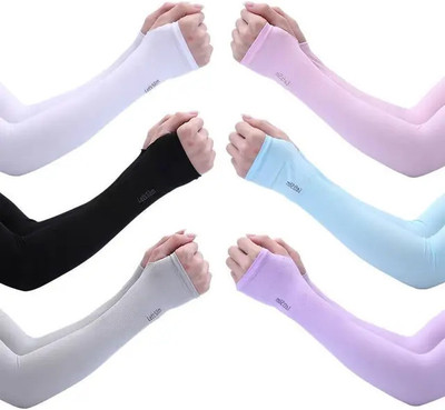BlackRod Polyester Arm Sleeve For Men & Women(Free, Multicolor)