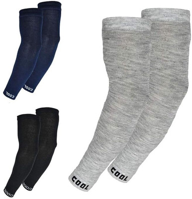 Benicia Cotton Arm Sleeve For Men & Women(Free, Grey, Blue, Black)
