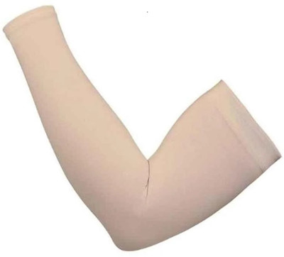 Tahiro Cotton Arm Sleeve For Boys(Free, Beige)