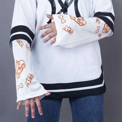 Okara Polyester Arm Sleeve For Women(Free, Brown)