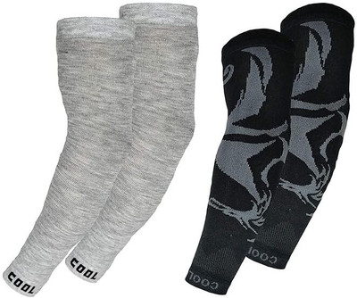 ASLS Cotton Arm Sleeve For Men & Women(Free, Grey, Multicolor)