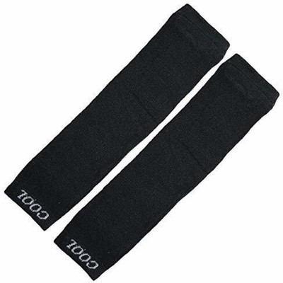 BlackRod Cotton Arm Sleeve For Men & Women(Free, Black)