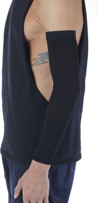 D1 DIFFERENT ONE Polyester Arm Sleeve For Men & Women(Free, Black)