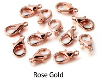 NAVMAV Metal Lobster Clasps/Hook for Necklace Bracelet and Other Jewellery Making 25Pcs