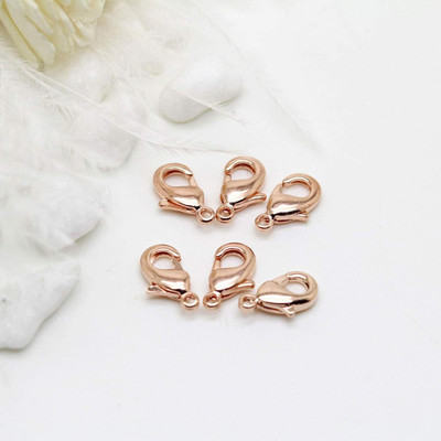 Honbom Lobster Clasp Claw Hooks for Necklace & Bracelet/Findings Fastener Pack of 50 Pc