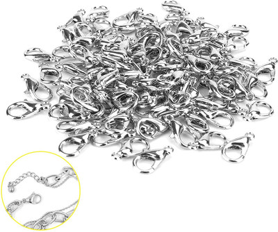 Honbom Lobster Clasps Hook for Jewelry Making Accessories Finding Fastener 100Pc