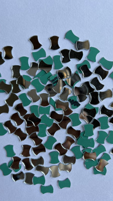 MIRROR GLASS WORLDWIDE FANCY SHAPE SILVER MIRROR for Lippan Art andCraft Work 8/11MM 100GM 530PIECE