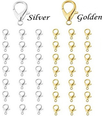 Honbom Claw Clasps Lobster for DIY Jewellery Making Accessories Fasteners Hook 50Pc