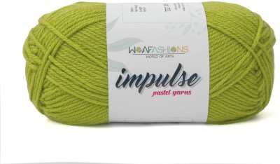 WOAFASHIONS Impulse Hand Knitting & Crochet Yarn (Celery) (200gms)