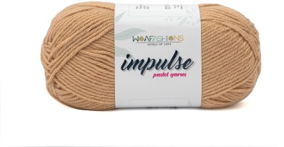 WOAFASHIONS Impulse Hand Knitting & Crochet Yarn (Dark Beige) (200gms)