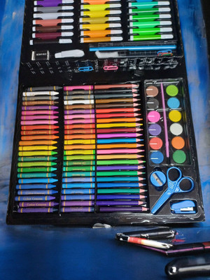 Ruffo 150 Pieces Coloring Drawing Painting Kit for Kids
