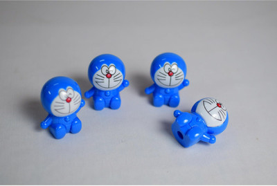 YuNiesto Doraemon Pencil Sharpener Sharpeners(Set of 4, Blue)