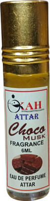 kah attar ChocoMusk Unisex Natural Pure Long Lasting Attar 6ml Roller Floral Attar(Floral)