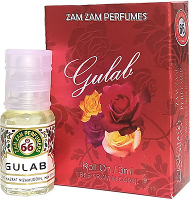 Zam Zam Perfumers Gulab 3ml Long Lasting Floral Attar(Rose)