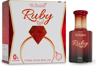 Al Nuaim Ruby Red Attar Concentrated Roll On Floral Attar(Fruity)