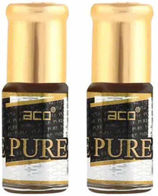 aco Pure Attar 2.5ml Pack of 2 - Dual Elegance Alcohol-Free Fragrance Floral Attar(Fruity)