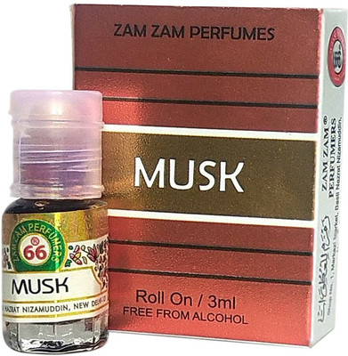 Zam Zam Perfumers Musk 3ml Long Lasting Floral Attar(Musk)