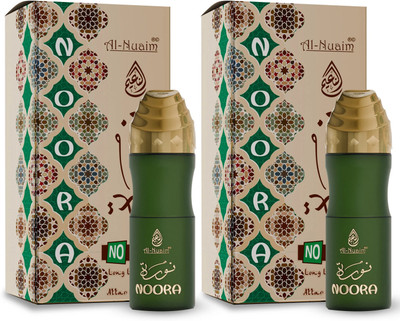 Al-Nuaim Noora Attar - Pack of 2 (20ml Each) Floral Attar(Oud (agarwood))