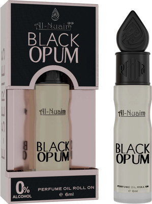 Al-Nuaim E-Series Black Opum Attar Roll On - Pack Of 1 (6ml) Floral Attar(Floral)