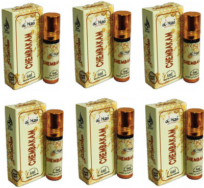 AL Hiza Original Chembakam Luxury Roll on attar Alcohol-free Long Lasting Fragrance Deodorant Roll-on  -  For Men & Women(36 ml, Pack of 6)