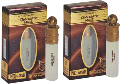 Al-Nuaim Combo Pack Of 2 Chocolate Musk Perfumes for Men & Women,6ML Floral Attar(Chocolate)