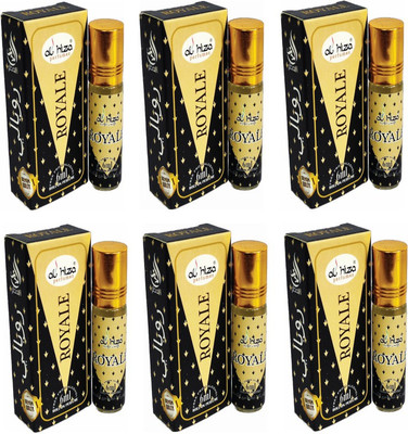 AL Hiza Original Royale Luxury Roll on attar Alcohol-free Long Lasting Fragrance Set - 6 Deodorant Roll-on  -  For Men & Women(36 ml, Pack of 6)