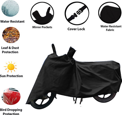Kappihun Two Wheeler Cover for Royal Enfield(Interceptor 650, Black)