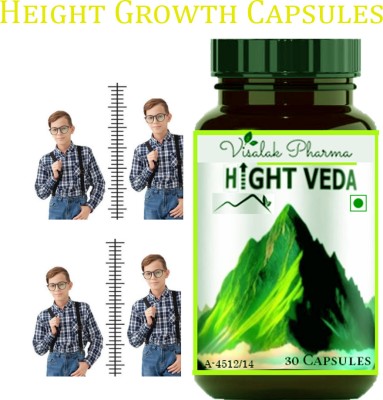 visalak pharma Hight V-da-cap-sules-HELPS TO GROW LONGER & GAIN INCHES