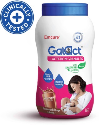 Galact Lactation granules-Increase breast Milk quantity-shatavari–Chocolate Flavor–200g