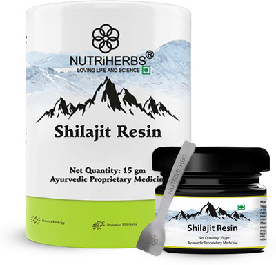 Nutriherbs Pure Himalayan Shilajit Resin for Strength & Stamina Booster - 15g(15 g)