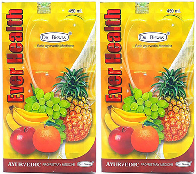 Dr. Biswas Ever Health Tonic 450ml For Loss Of Appetite, Weight Loss (Pack Of 2)(Pack of 2, 900 ml)