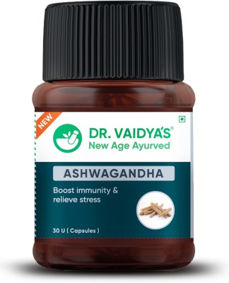 Dr. Vaidya's Ashwagandha Capsules | Stress Reliever | Support Strength, Energy & Immunity